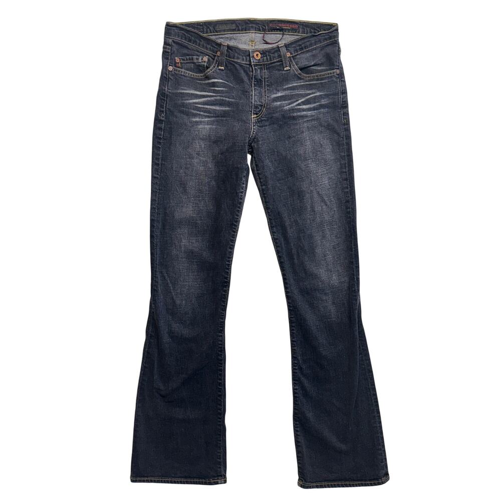 AG Adriano Goldschmied Angel Bootcut Flare Jeans Womens 29 USA Made Mid Rise Y2k